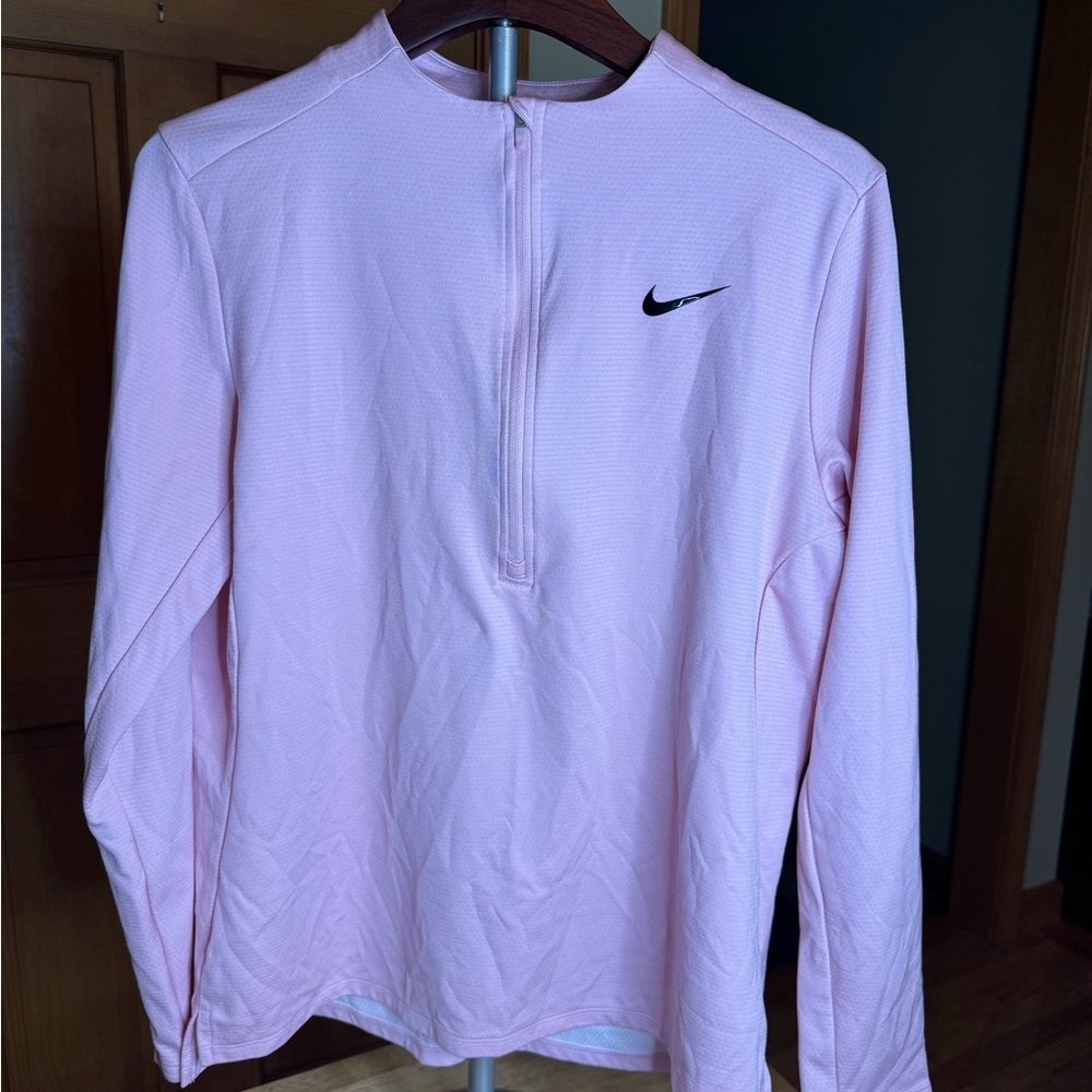 Nike Pink Quarter-Zip Pullover